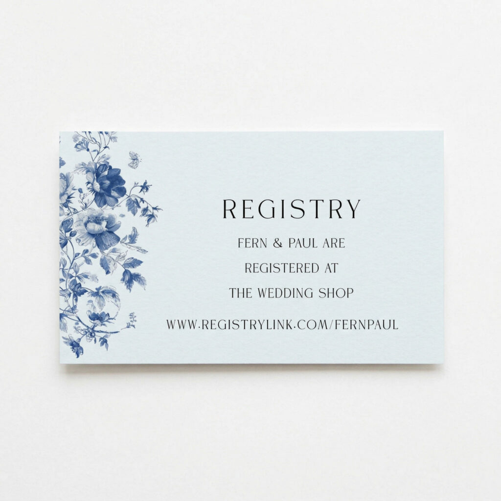 Registry card